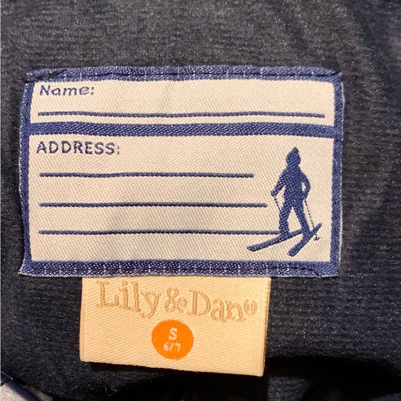 NWT Kids Lily and Dan Snow Bib Pants Size S (6/7) - Black - Picture 4 of 6